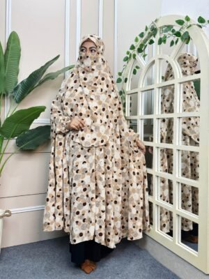 Alternative view of Semi Long Khimar (S10)