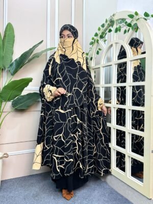 Alternative view of Semi Long Khimar (S09)