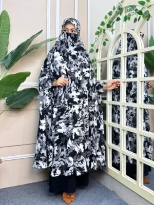 Alternative view of Semi Long Khimar (S07)