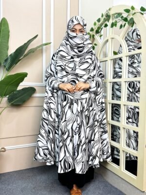 Alternative view of Semi Long Khimar (S06)