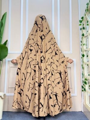 Alternative view of Semi Long Khimar (S03)